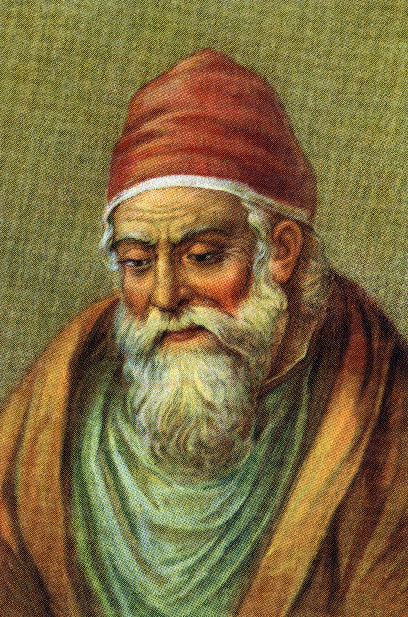 Portret greckiego matematyka Euklidesa. autorstwa Unknown Artist
