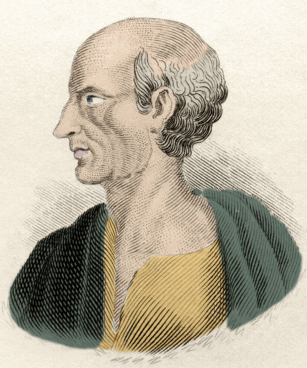 Portret greckiego filozofa Antystenesa (444-365 pne). autorstwa Unknown artist