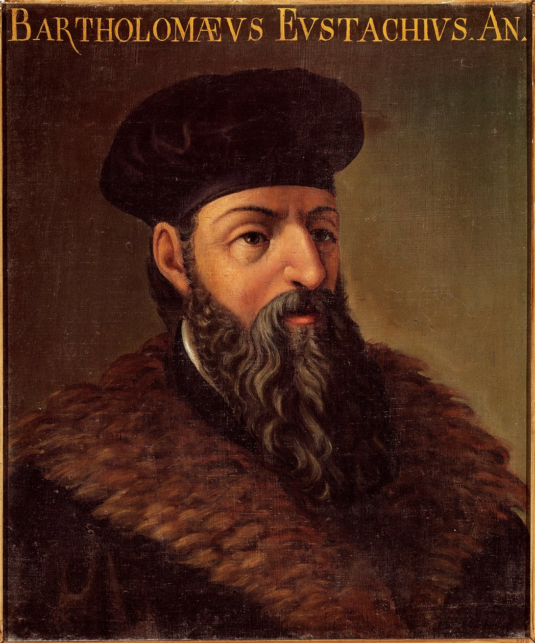 Portret włoskiego anatoma i lekarza Bartolomeo Eustachiego (Barthelemy Eustache) (1505-1574) Malarstwo anonimowe. Padwa z XVI wieku, Universite Italy - Portret włoskiego anatoma i lekarza Bartolomeo Eustachiego (1505-1574). Anonimowe malowanie autorstwa Unknown artist