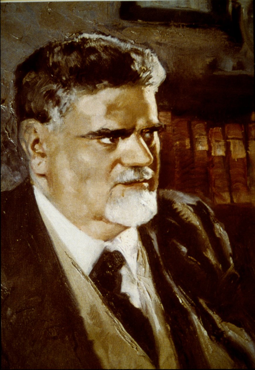Portret włoskiego filozofa Giovanniego Gentile (obraz) autorstwa Unknown Artist