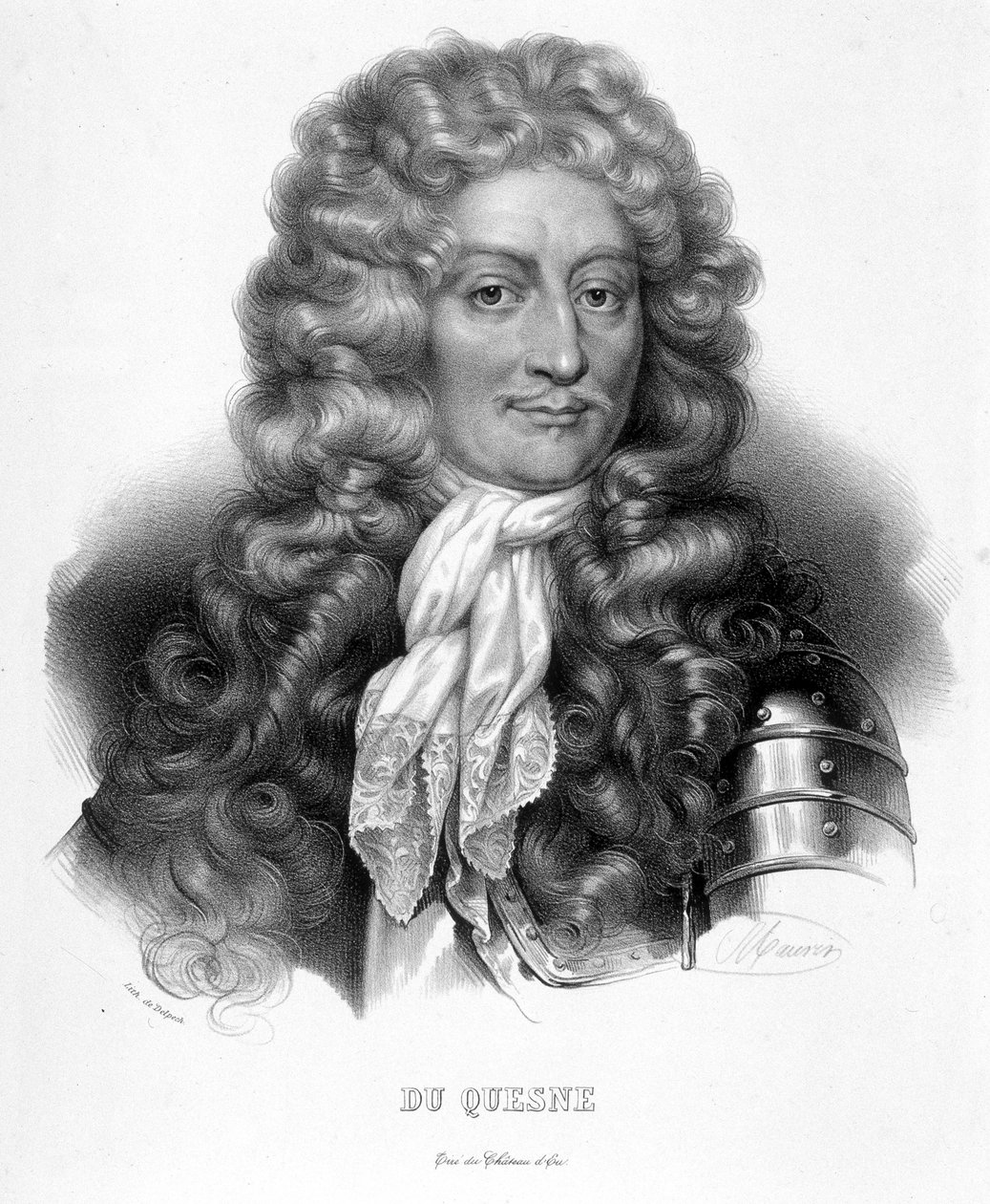 Portret markiza Abraham Duquesne, francuski marynarz (1610-1688) autorstwa Unknown artist