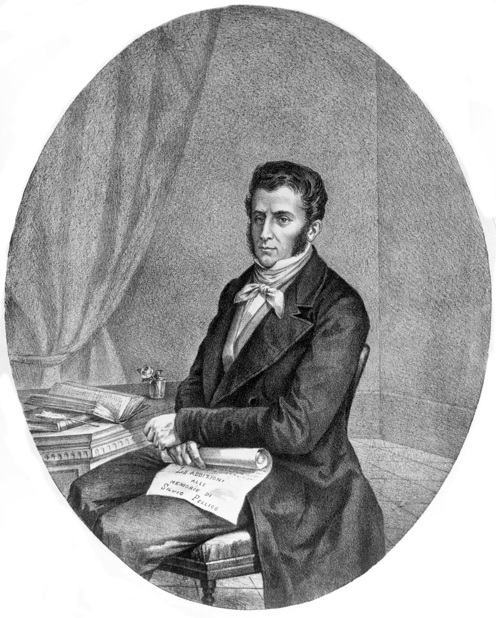 Portret patrioty i muzyka Piero Maroncelli autorstwa Unknown artist