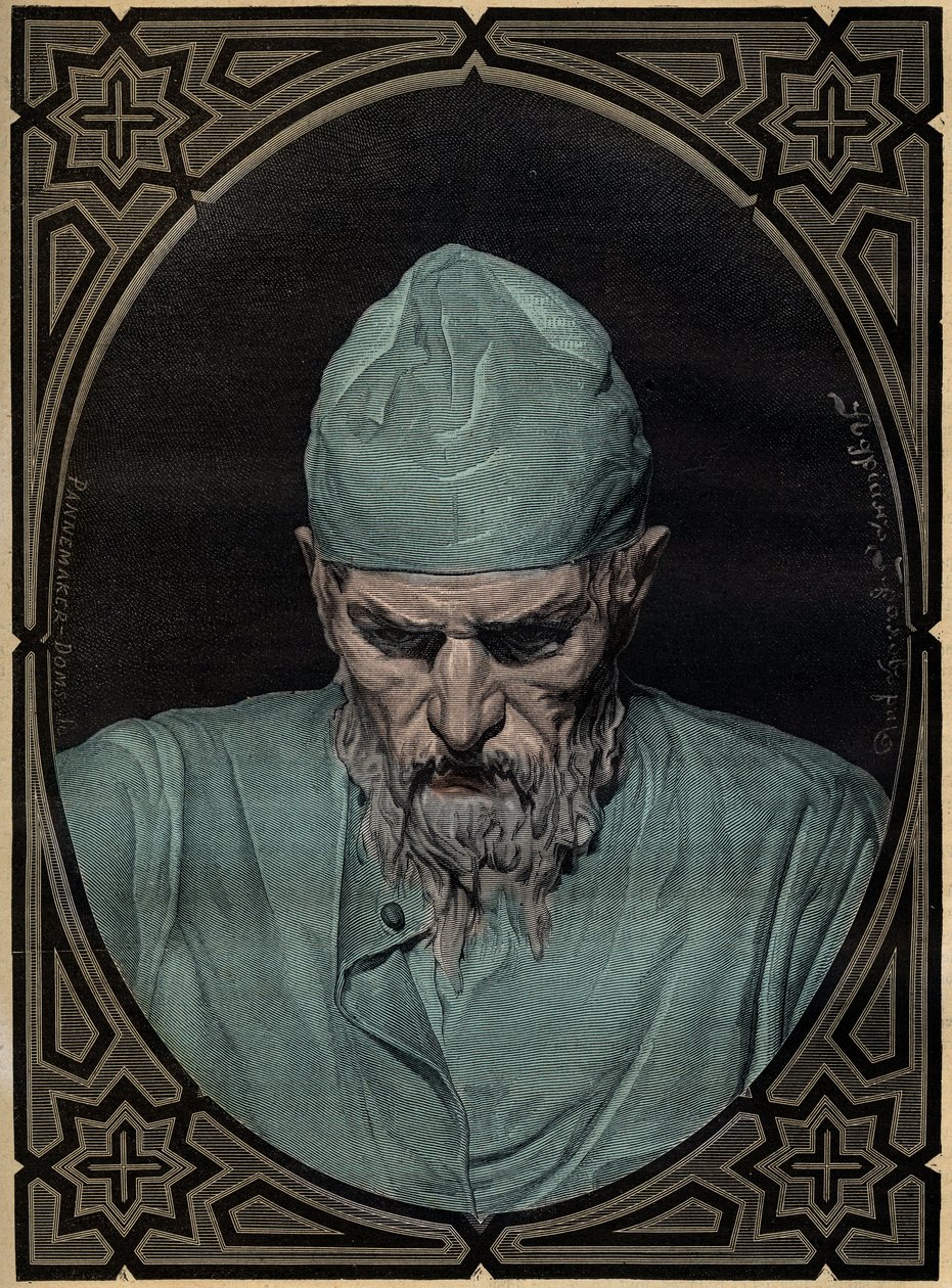 Portret cara Iwana IV Groźnego (1530-1584) - rycina autorstwa Unknown artist