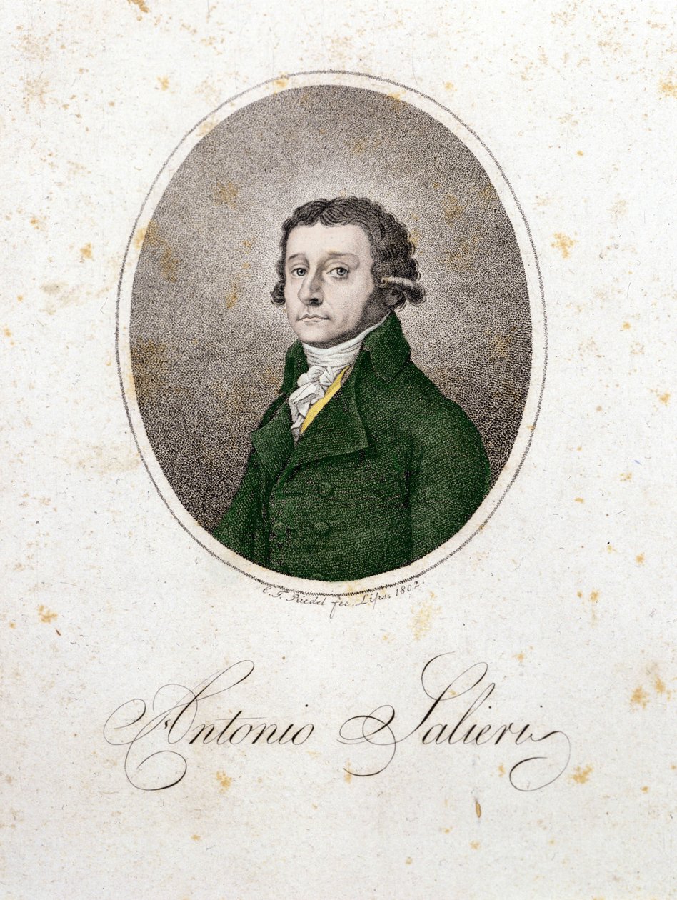 Portret kompozytora Antonio Salieri (1750 - 1825). autorstwa Unknown artist