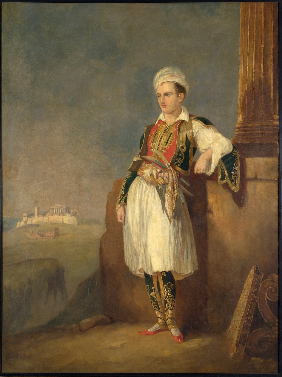 Portret poety Lord George Noel Byron autorstwa Unknown artist