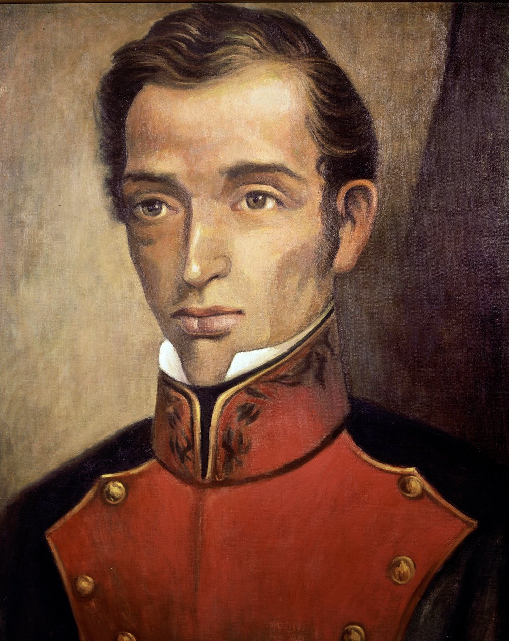 Portret polityka Francisco Garcia Salinas (1786-1841) Anonimowe malowanie - XIX-wieczne miasto Meksyk, Narodowe Muzeum Historyczne, Chateau de Chapultepec autorstwa Unknown artist