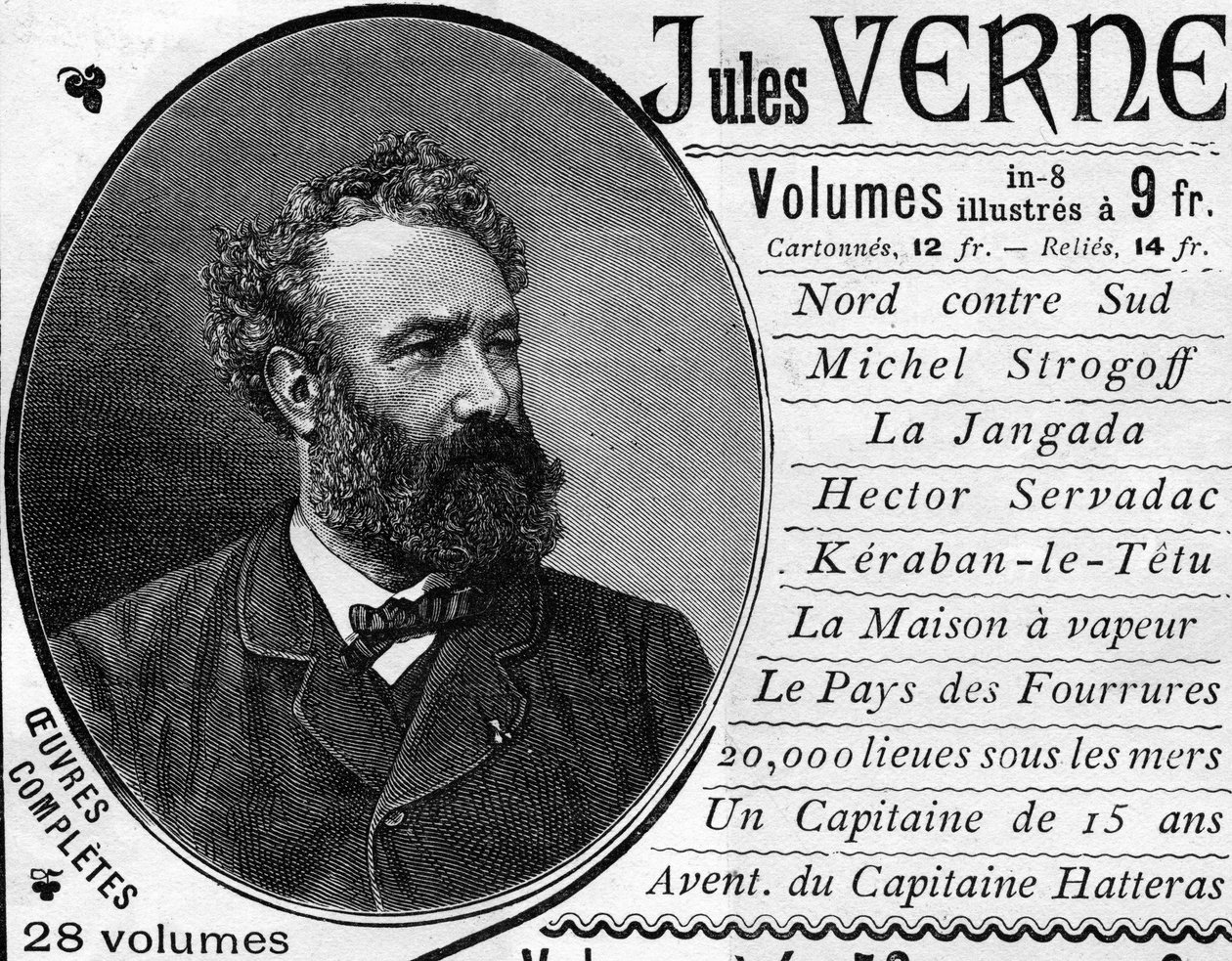 Portret pisarza Juliusza Verne