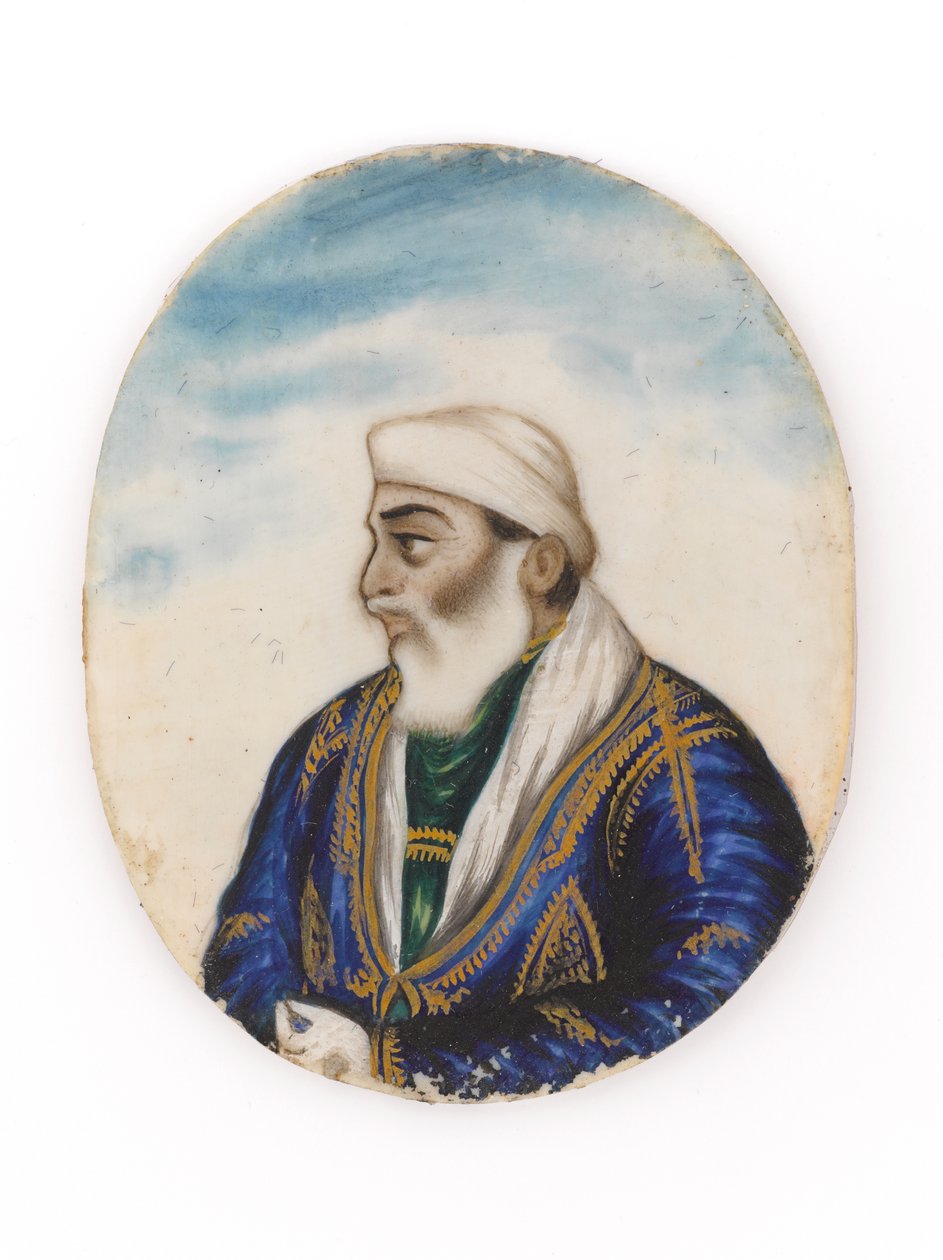 Portret, prawdopodobnie Ayodeyi Prasad, brata Diny Nath autorstwa Unknown artist