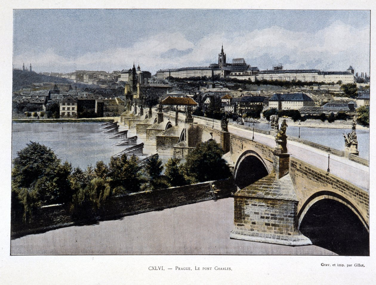 Praga, Most Karola, koniec XIX w. autorstwa Unknown artist