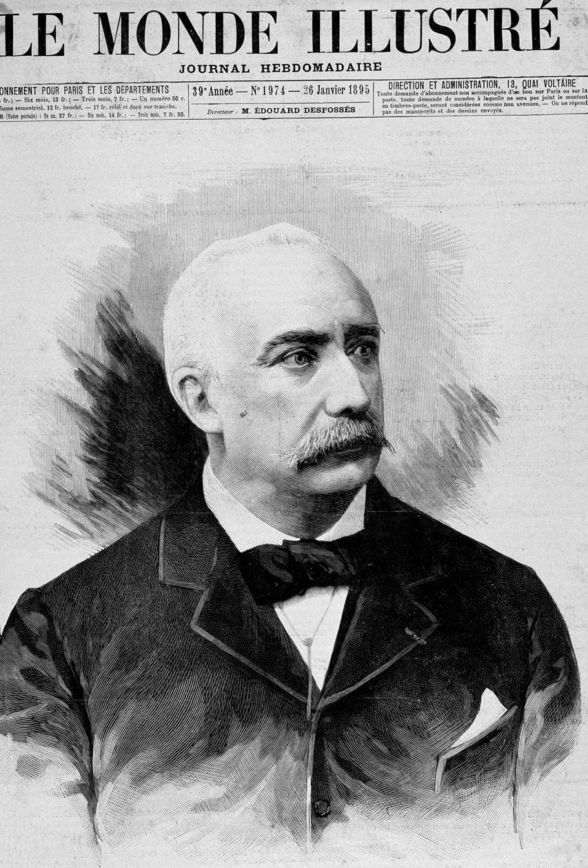 Prezydent Republiki Félix Faure (1841 - 1899). „Świat zilustrowany”. 26.01.201895. autorstwa Unknown artist