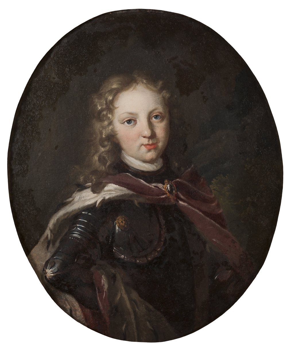 Książę Christophe de Bade Durlach - Książę Krzysztof (1684-1723), margrabia Baden-Durlach, Anonim. olej na płótnie autorstwa Unknown artist