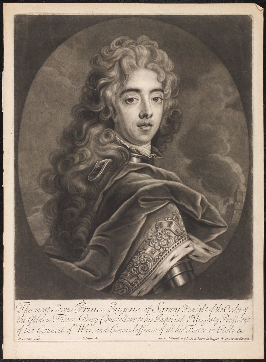Książę Eugeniusz Sabaudii autorstwa Unknown artist