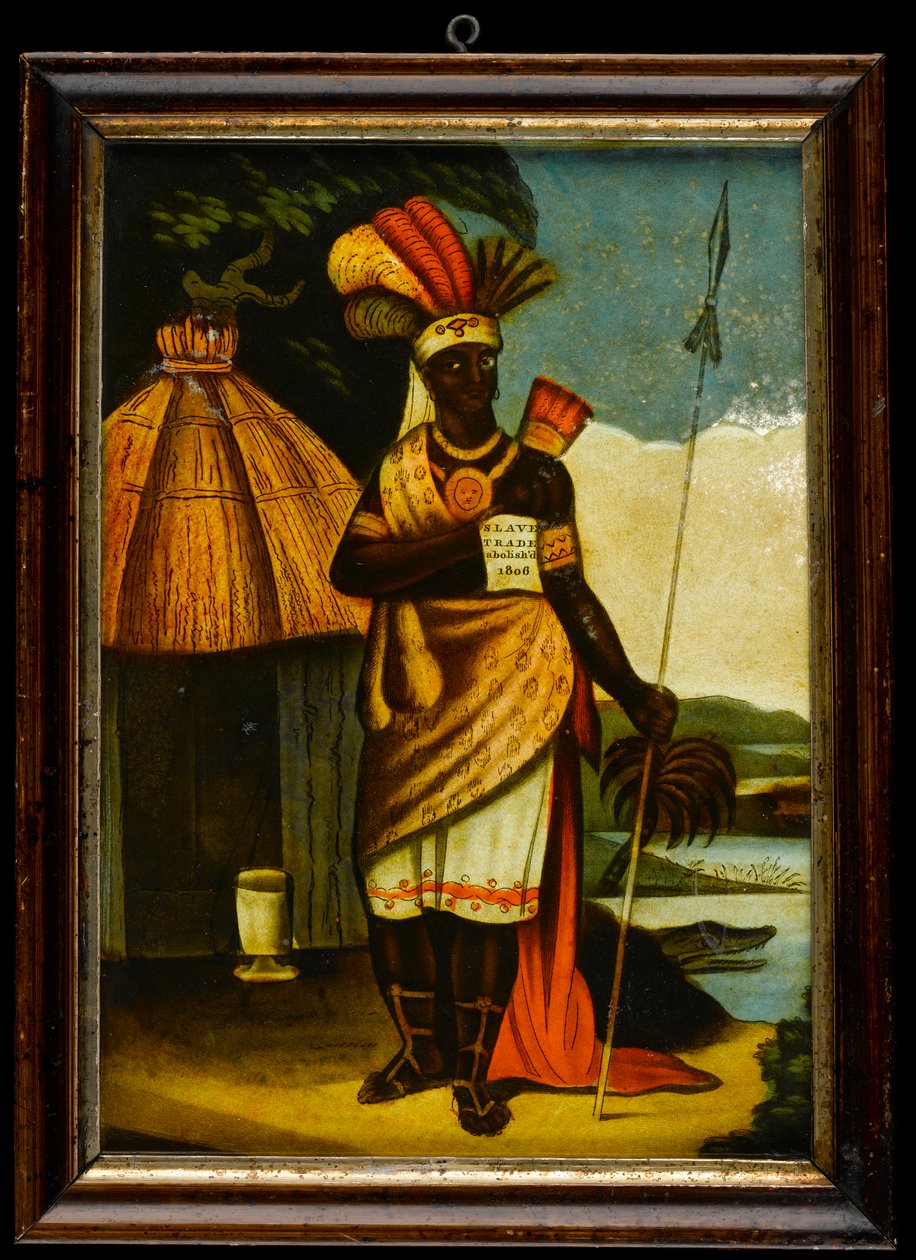 Druk zatytułowany "Handel niewolnikami zniesiony" z 1806 r. autorstwa Unknown Artist