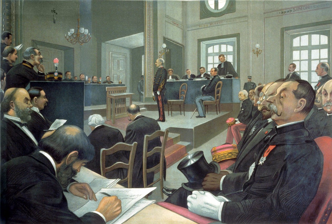 Próby od Dreyfusa do Rennes autorstwa Unknown artist