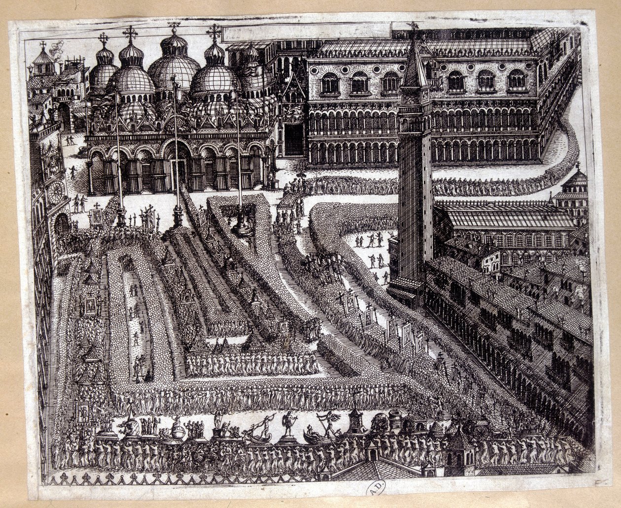 Procesja w Wenecji w XVII wieku autorstwa Unknown artist