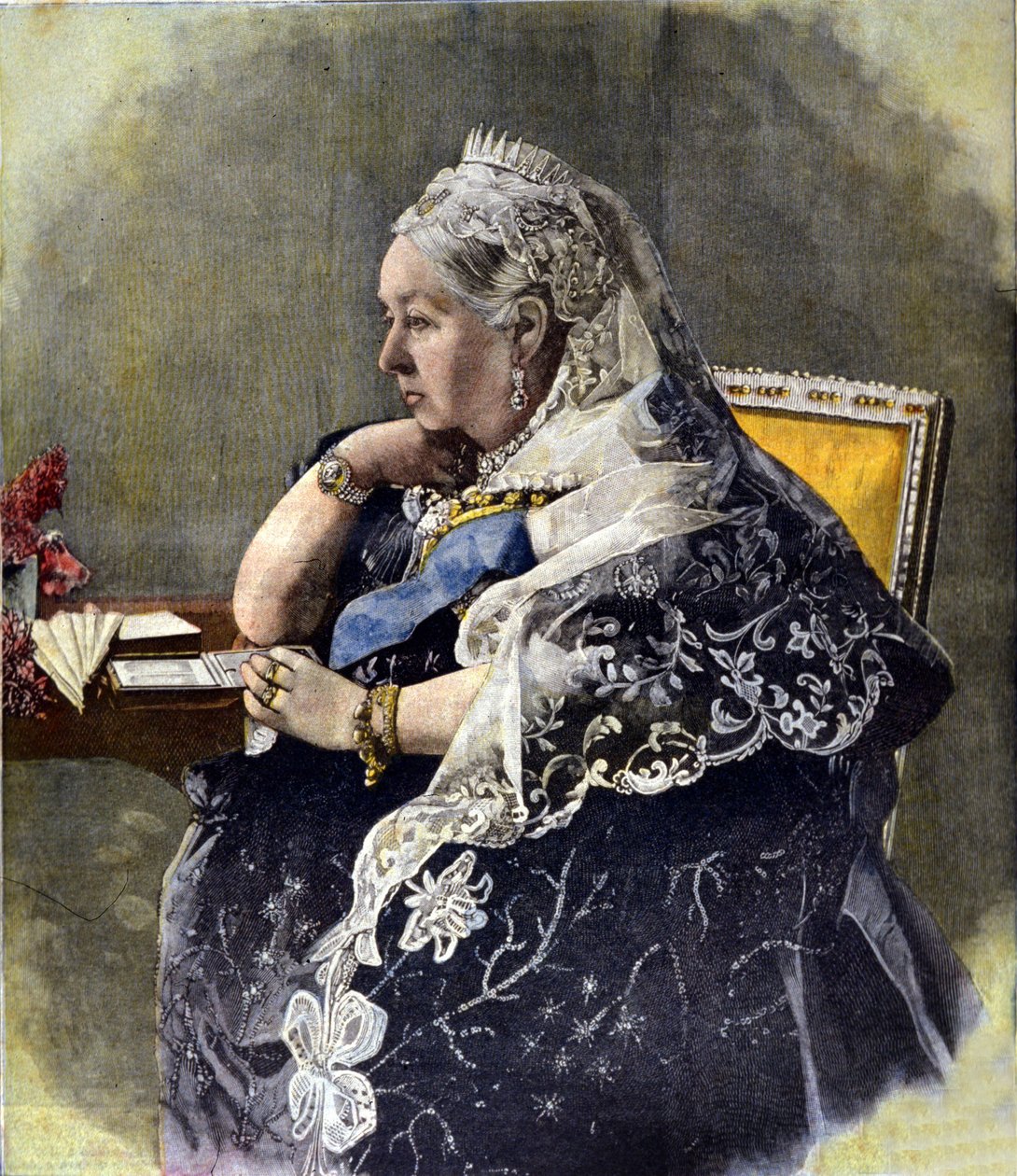 Królowa Wiktoria I (1819 - 1901) autorstwa Unknown artist