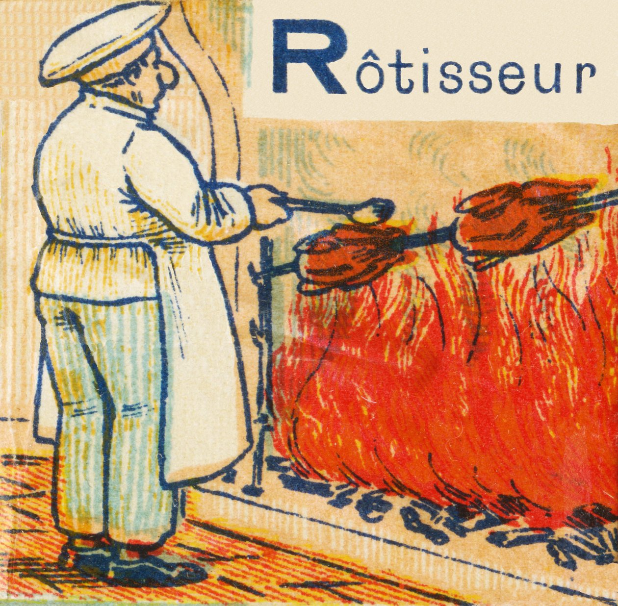 R jak Rotisseur autorstwa Unknown artist