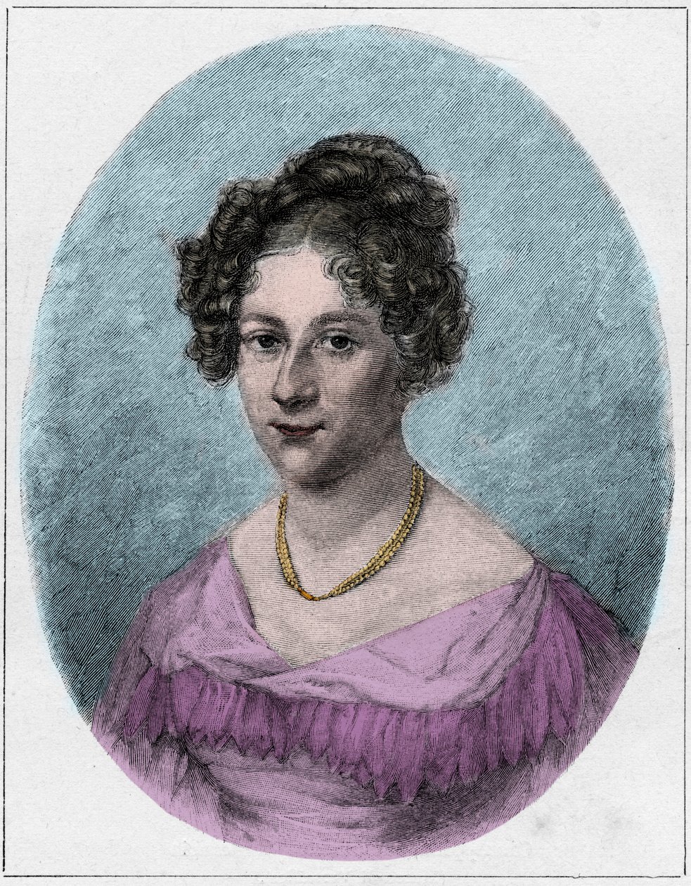 Rahel Varnhagen von Ense, z domu Rahel Levin, zwana Rahel Robert lub Robert-Tornow (Robert Tornow) (1771-1833), niemiecki pisarz okresu romantyzmu autorstwa Unknown artist