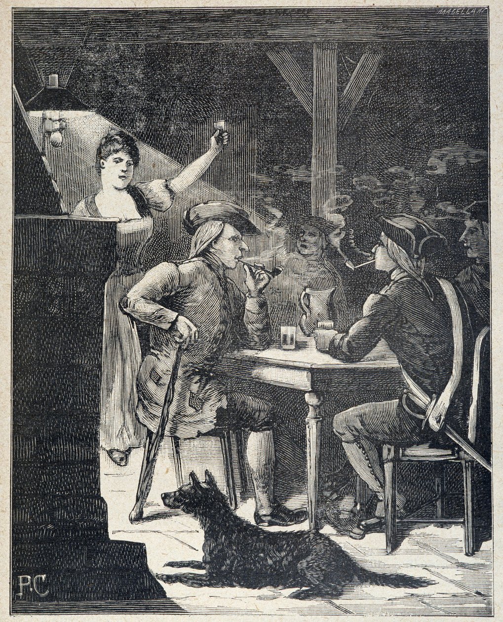 Repere mal sławę w Cartridge King of the Bandits, popularnej powieści Julesa de Grandpre z końca XIX wieku. autorstwa Unknown artist