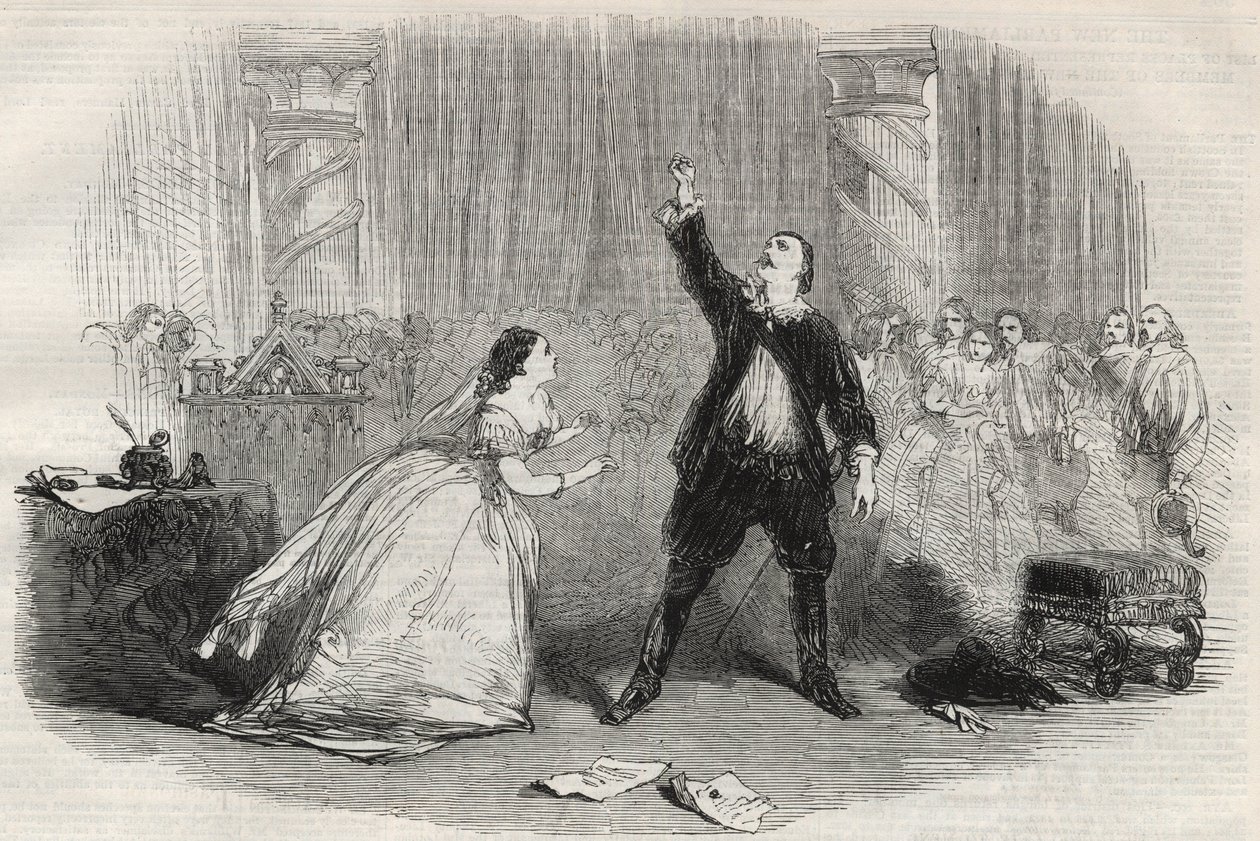 Reprezentacja „Lucie de Lammermoor” (Lucia di Lammermoor) przez Gaetano Donizettiego w „Her Majesty