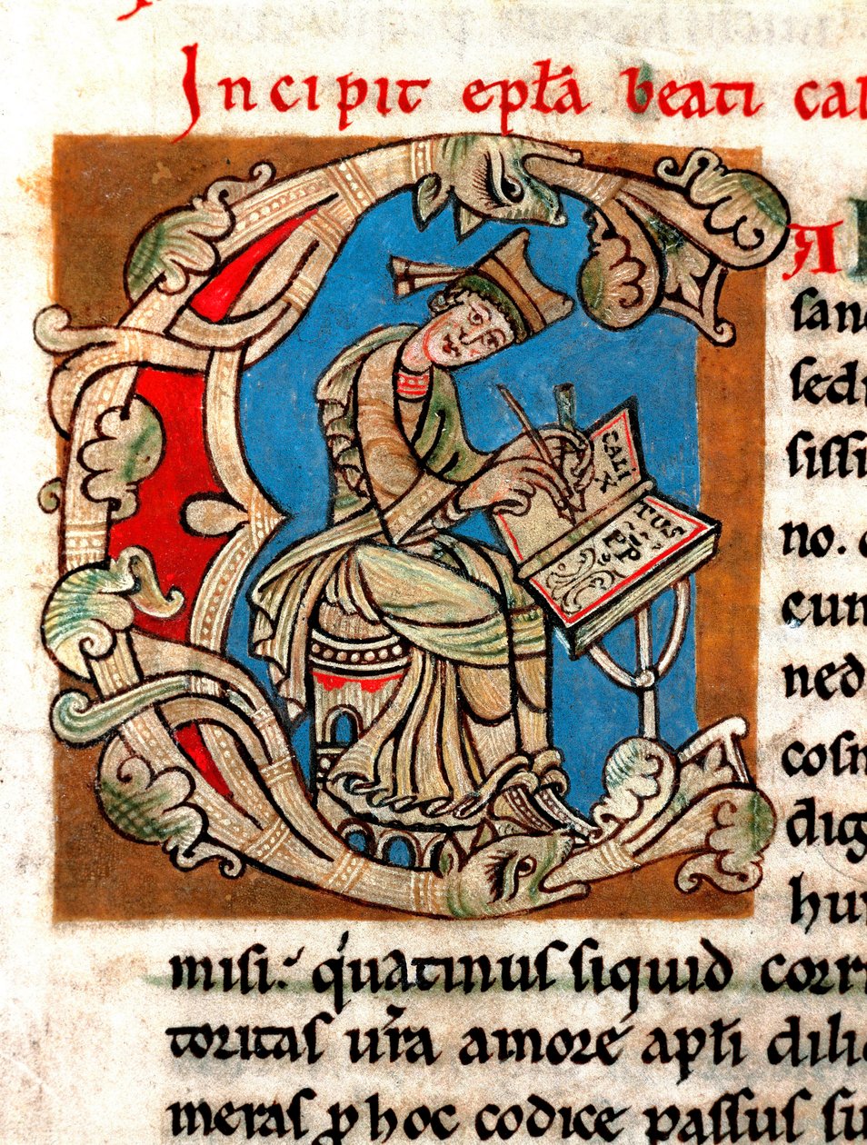 Reprezentacja Papieża Świętego Kaliksta II (Gui Burgundii, po włosku Guido dei Conti di Borgogna, Callisto II autorstwa Unknown artist