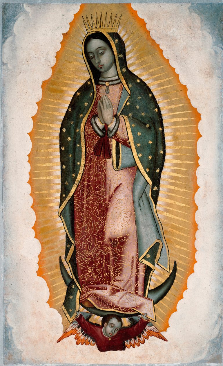 Reprezentacja Dziewicy (lub Matki Bożej) z Guadalupe autorstwa Unknown artist