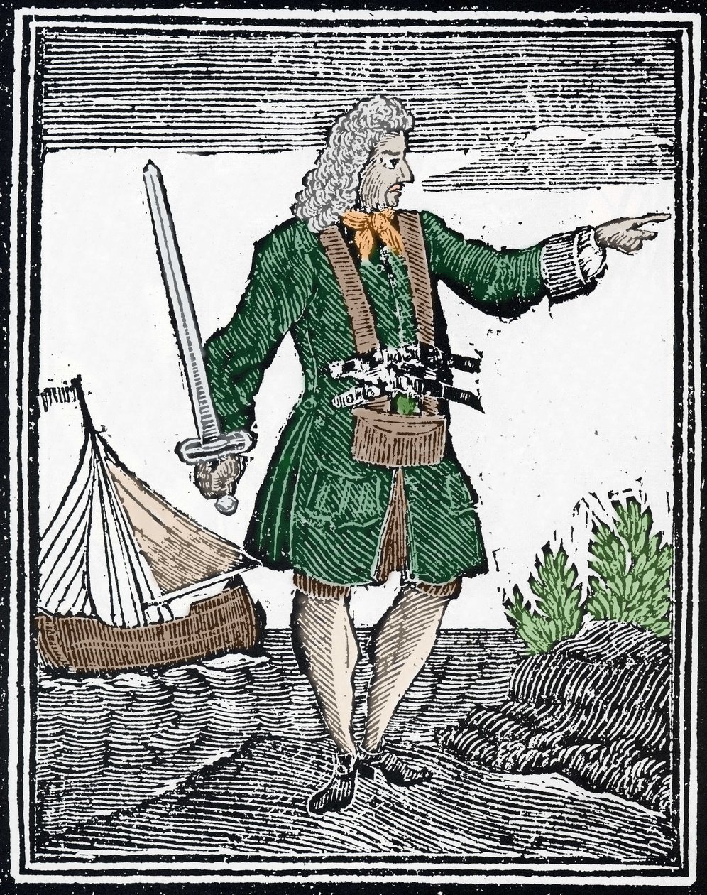 Reprezentacja pirata Charlesa Vane