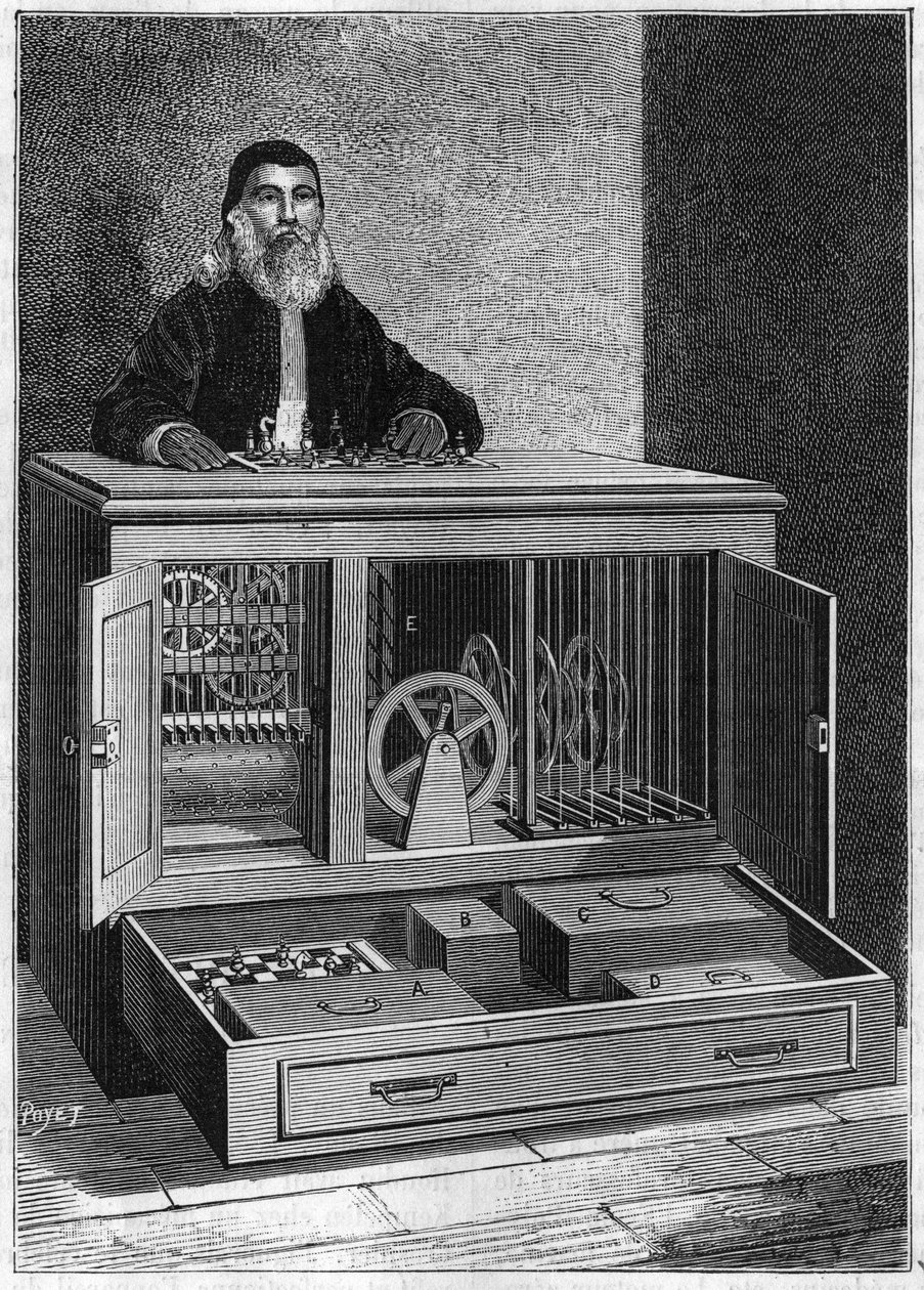 Automat Roberta-Houdina (Jean-Eugene Robert Houdin autorstwa Unknown artist