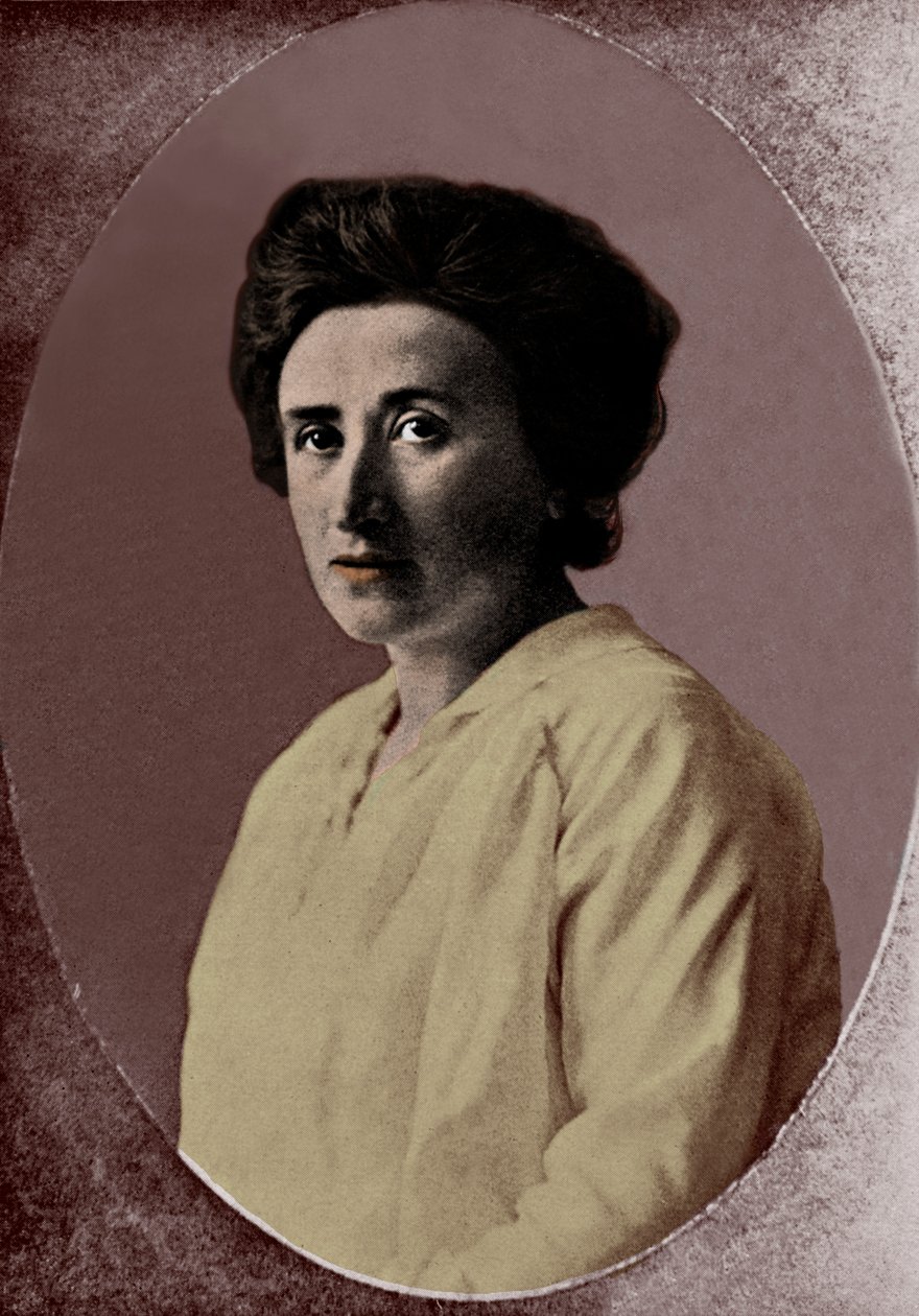 Róża Luksemburg (druk) autorstwa Unknown artist