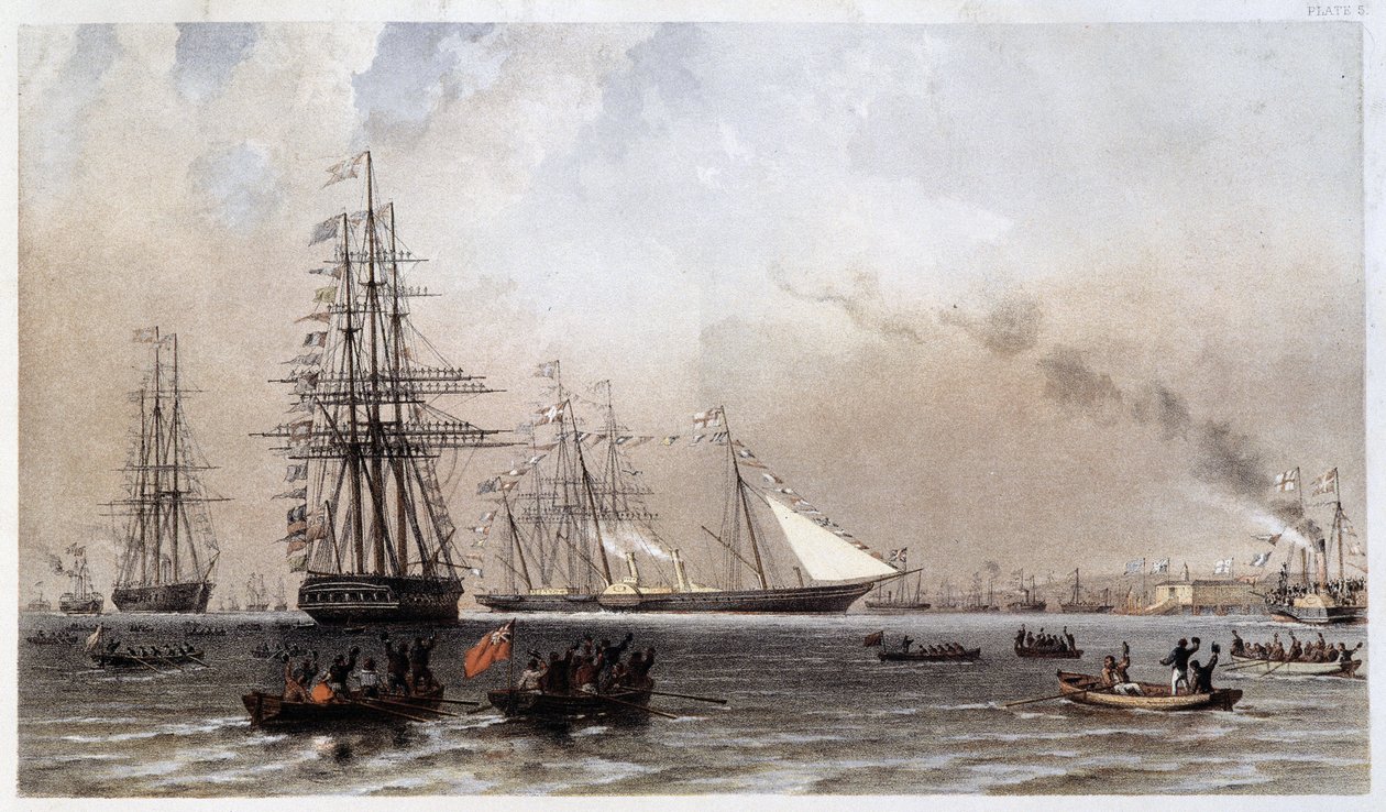 Królewski Jacht Anglii autorstwa Unknown artist