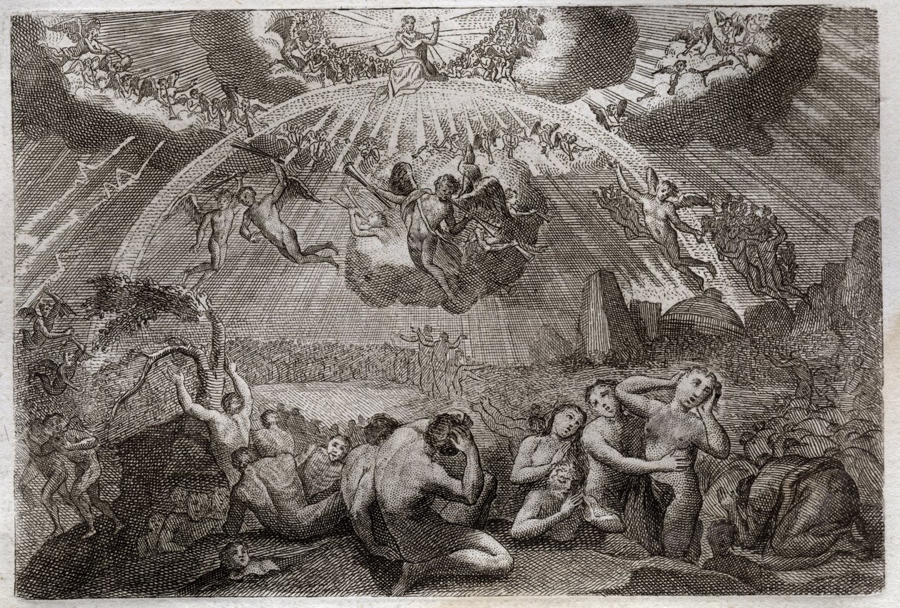 Biblia Royaumonta, Nowy Testament: Sąd Ostateczny. autorstwa Unknown artist