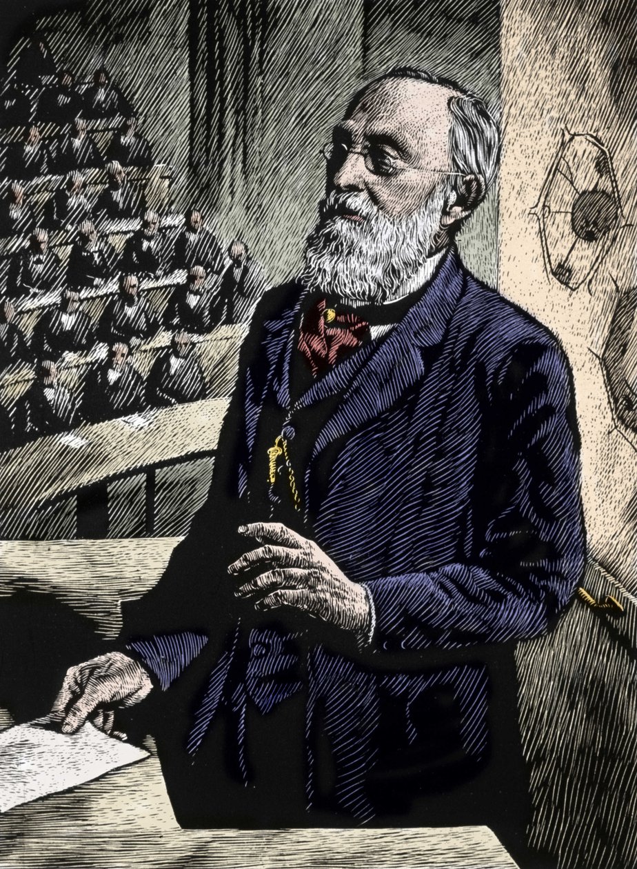Rudolf Virchow (Virchow) (1821-1902), niemiecki lekarz i polityk. autorstwa Unknown artist