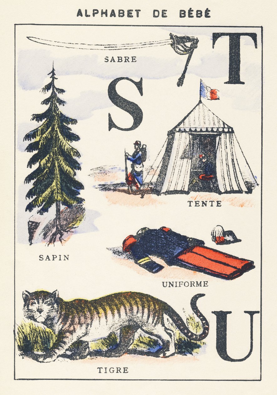 S T U: szabla, do wynajęcia, tygrys, mundur autorstwa Unknown artist