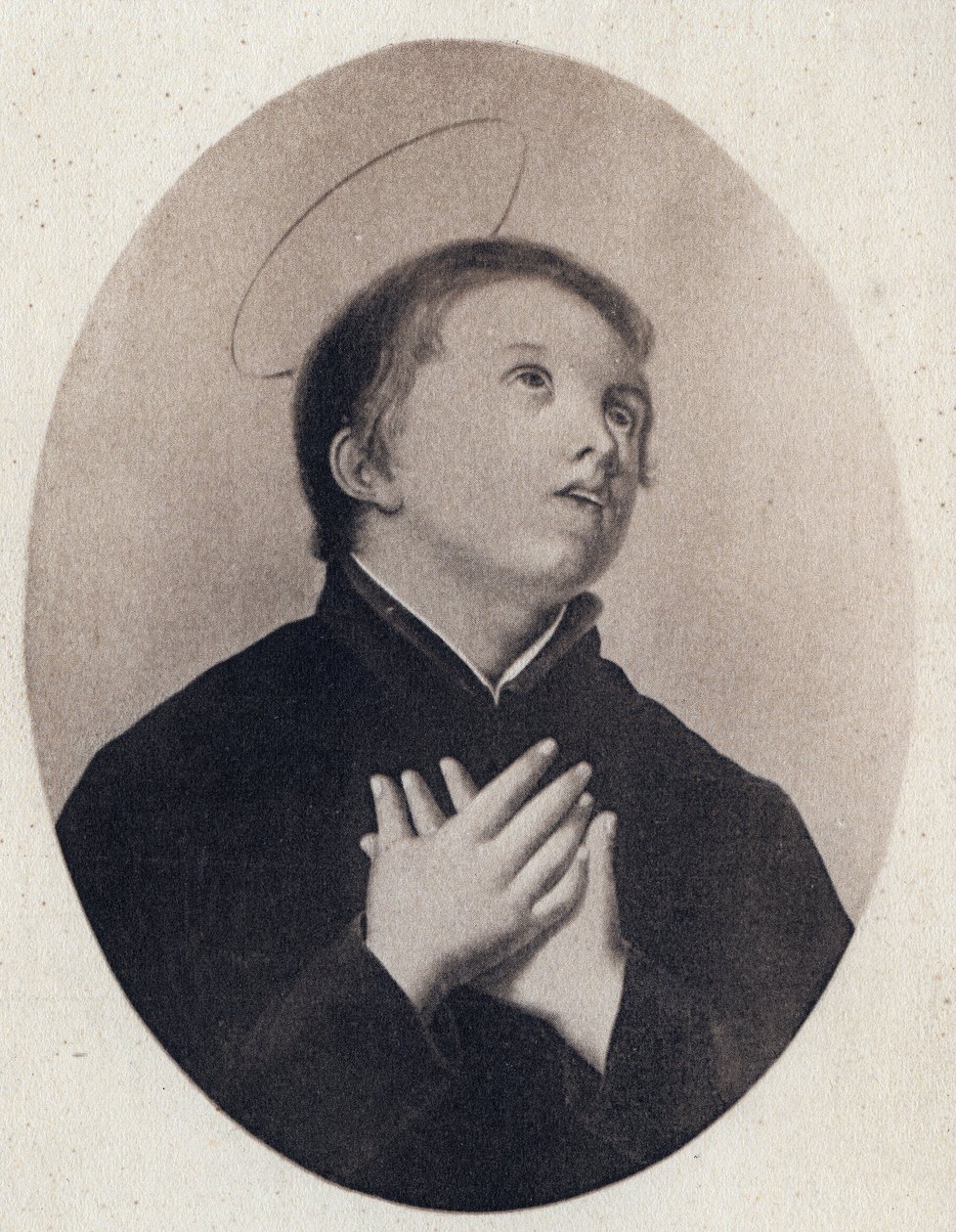 40-9 jezuici polscy jako Wybrzeże św. Stanisława - polski nowicjusz Towarzystwa Jezusowego jako Wybrzeże św. Stanisława - grawer autorstwa Unknown artist