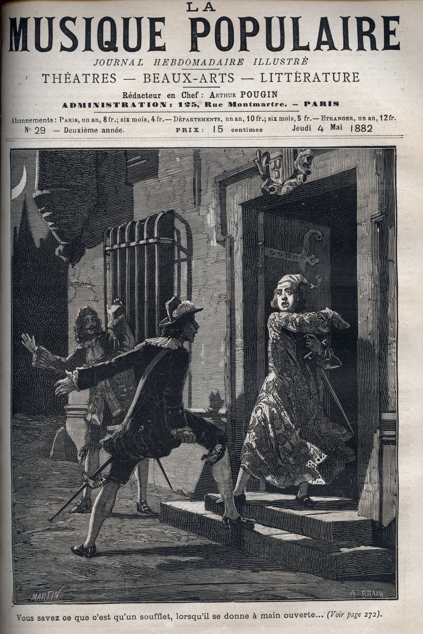 Scena z komedii Moliera (1622-1673) „Sycylijczyk ou l