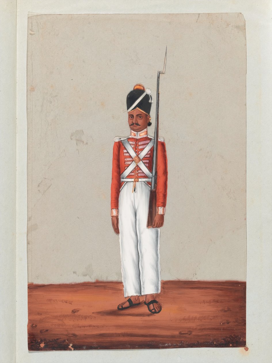Sepoy, Armia Madrasu autorstwa Unknown artist