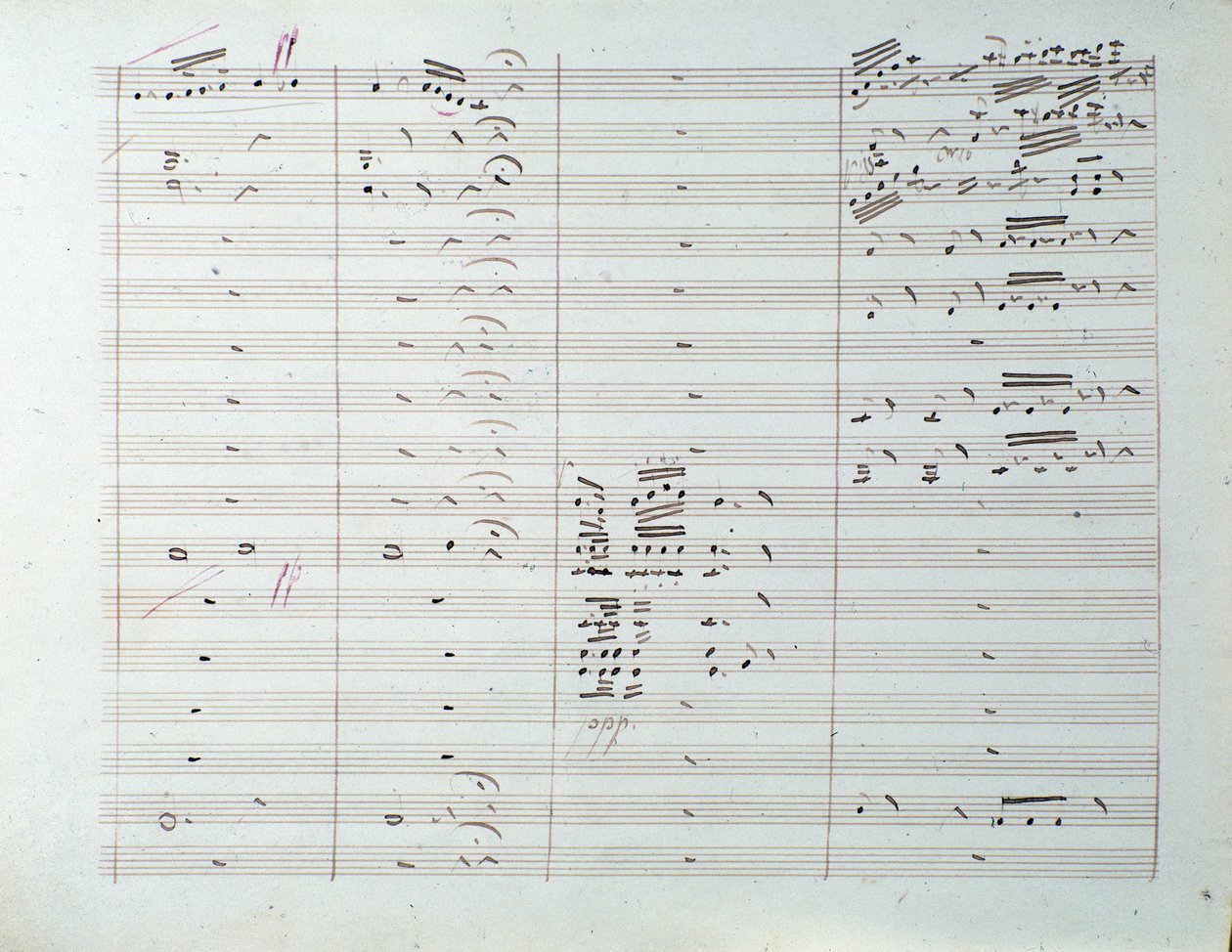 Karta nutowa Grande Symphony (op. 8) Carla Augusta Cannabicha autorstwa Unknown artist