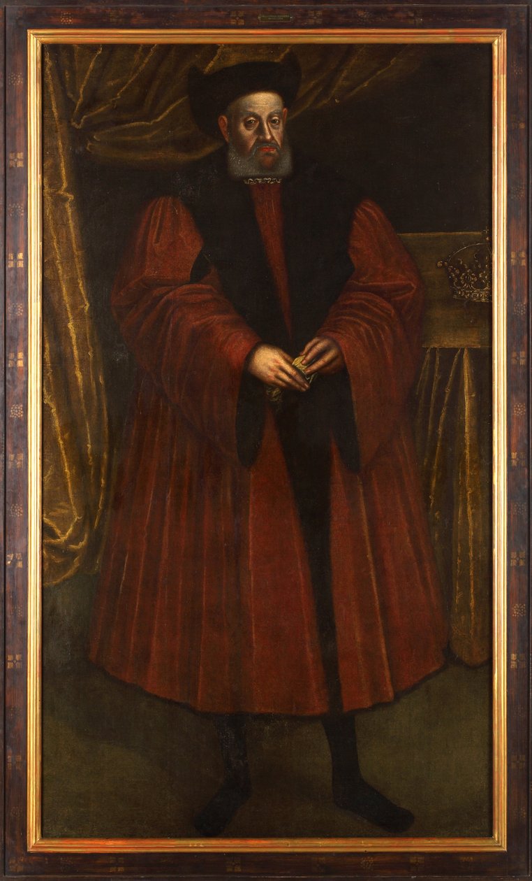 Zygmunt I Polski - Portret Zygmunta I Polski (1467-1548) autorstwa Anonim autorstwa Unknown artist