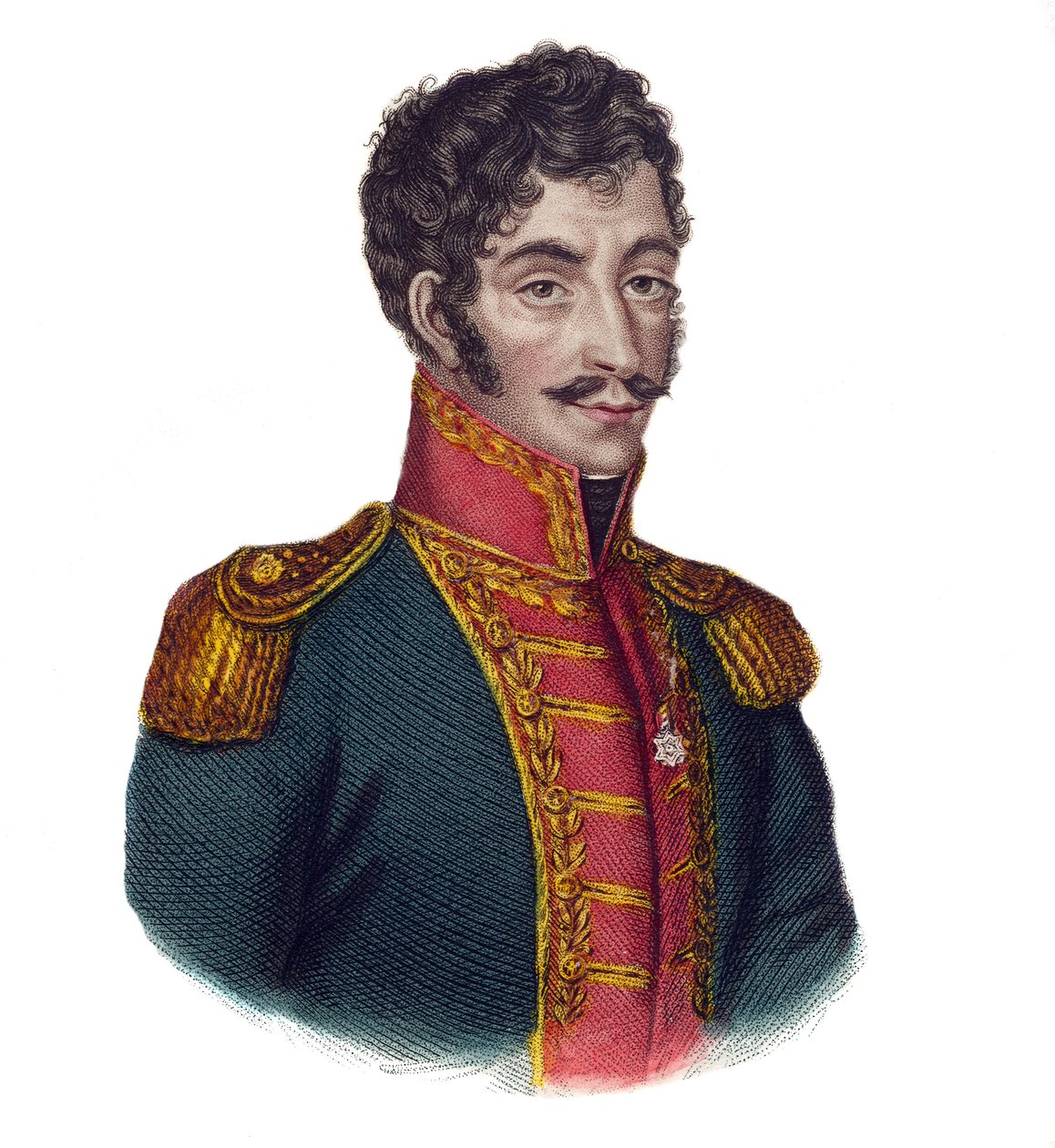 Simon Bolivar (1783-1830), znany jako Libertador autorstwa Unknown artist