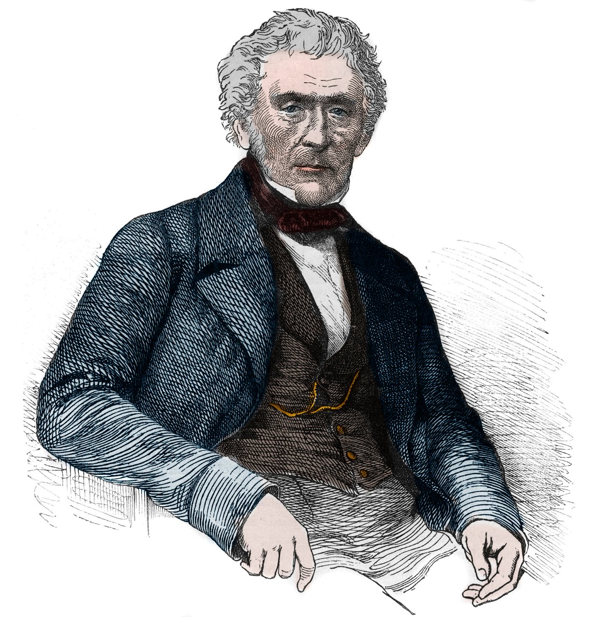 Sir David Brewster, szkocki fizyk - Portret Davida Brewstera (1781-1868) autorstwa Unknown artist