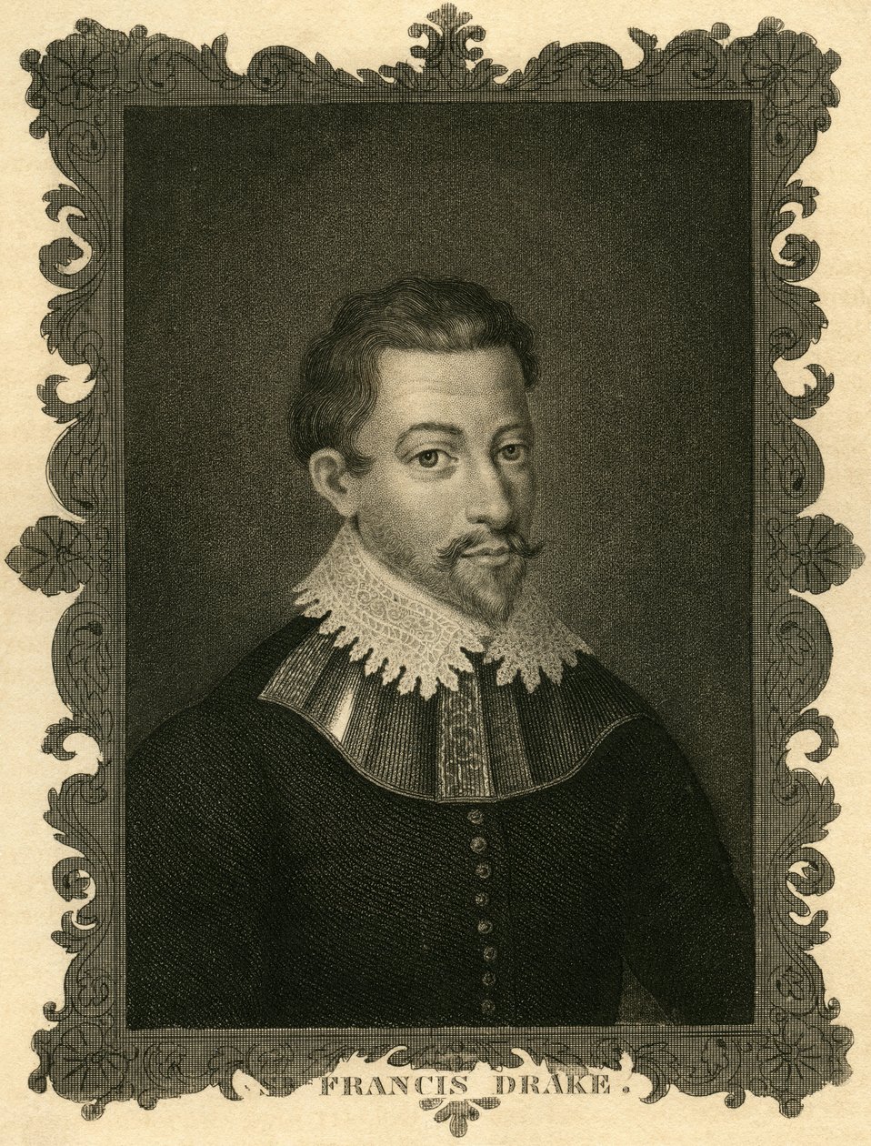 Sir Francis Drake (1540-1596) autorstwa Unknown artist