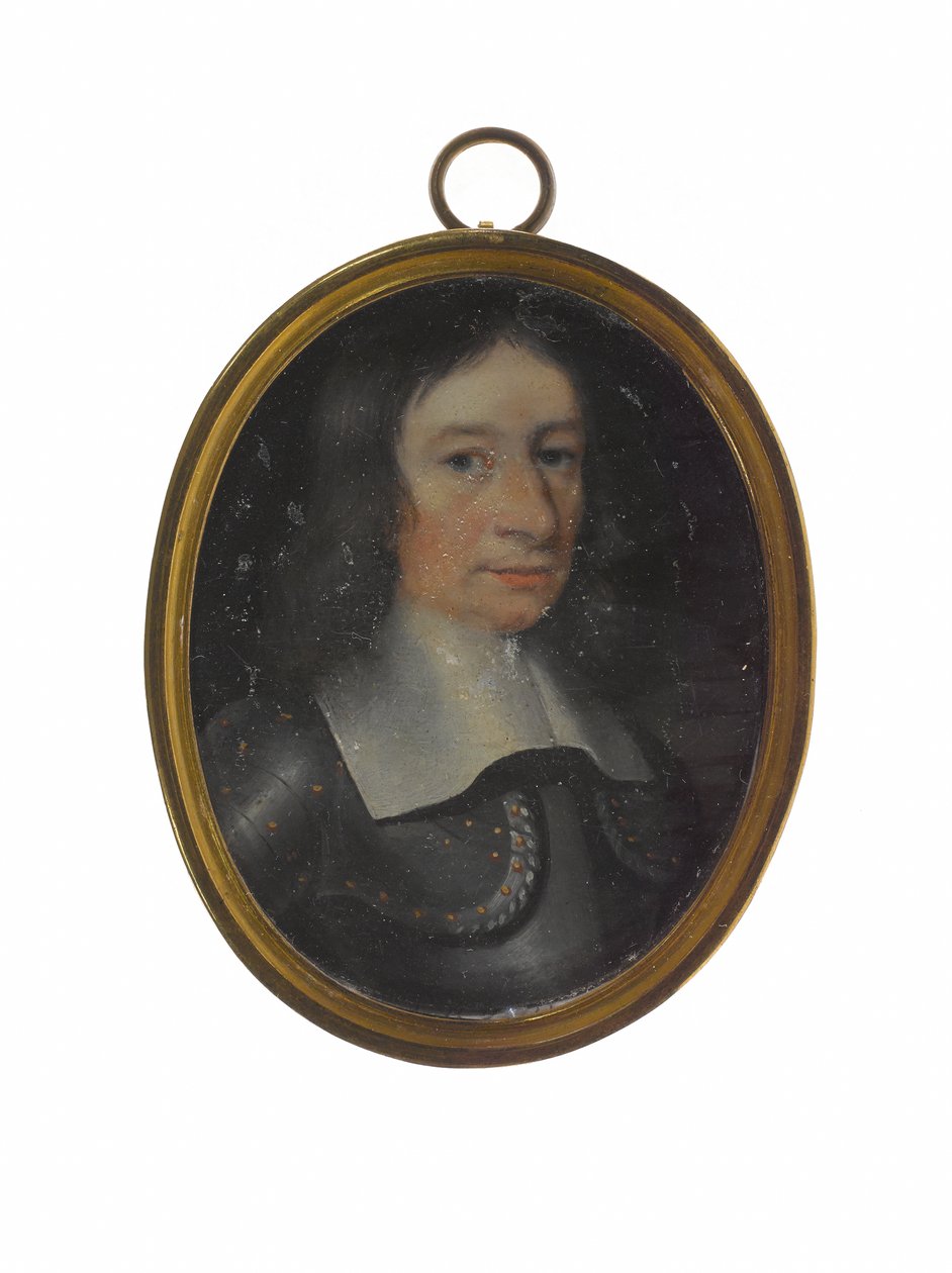 Sir John Gell, c.1650 (olej na miedzi) autorstwa Unknown artist