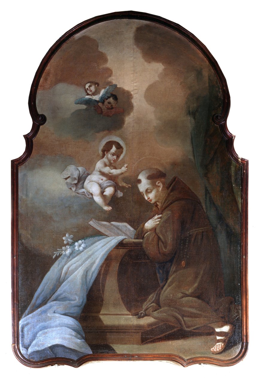 Św. Antoniego Padewskiego - Klasztor Zwiastowania w Menton autorstwa Unknown artist