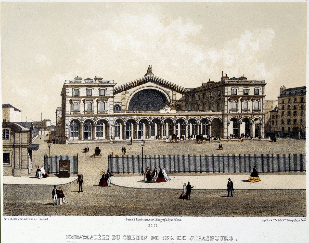 Dworzec kolejowy w Strasburgu (obecnie Gare de l
