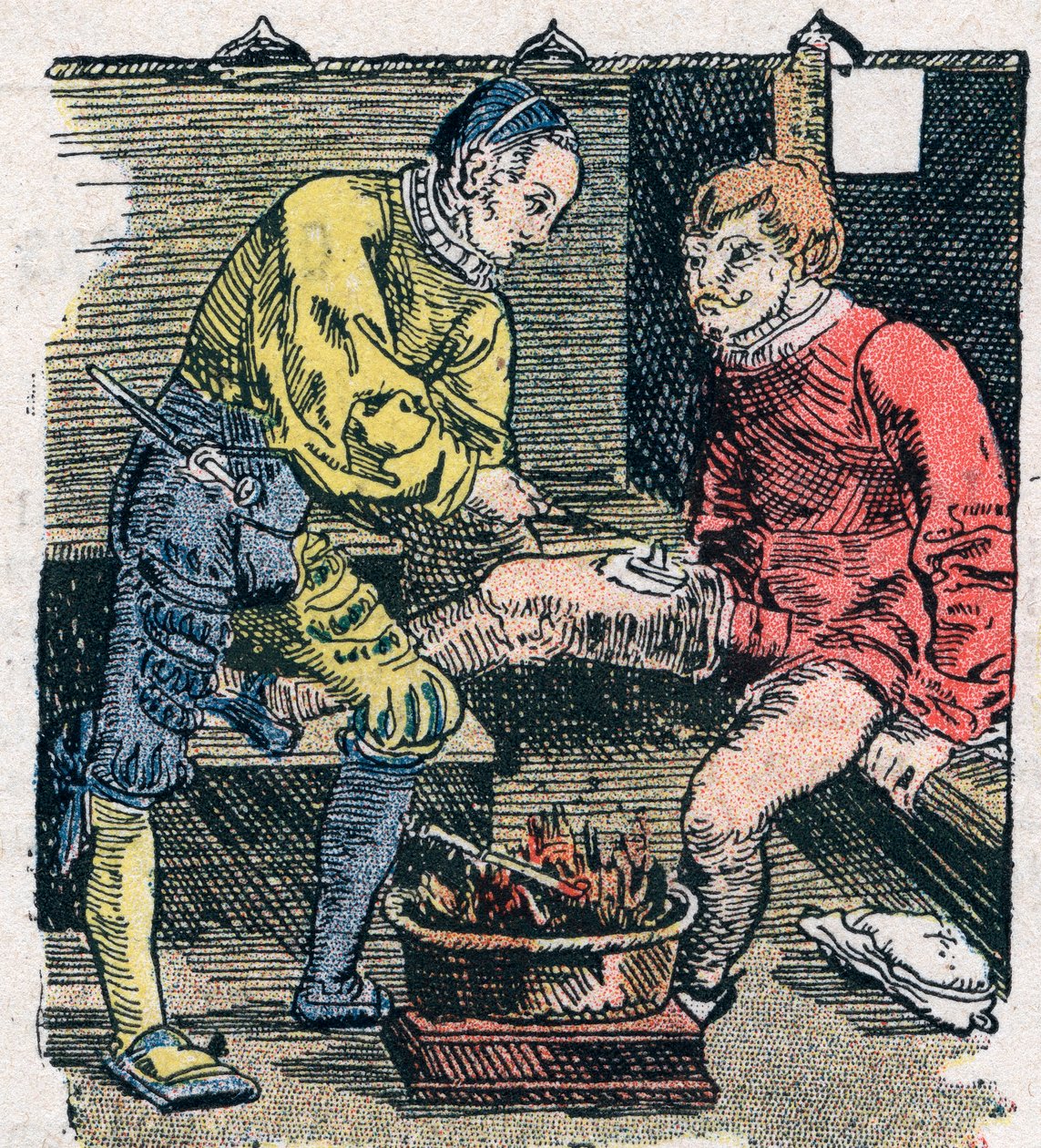 Chirurg dający ranę w 1528 r. autorstwa Unknown artist