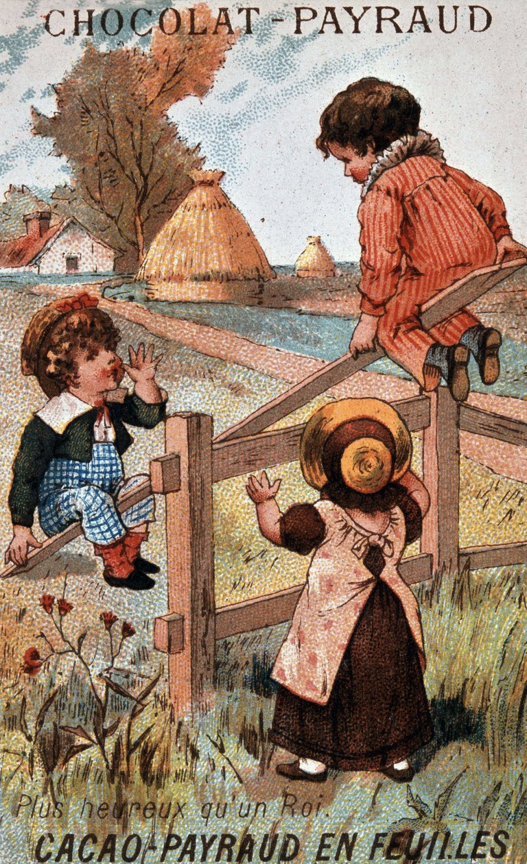 Gra swingowa, reklama czekolady Payraud autorstwa Unknown artist