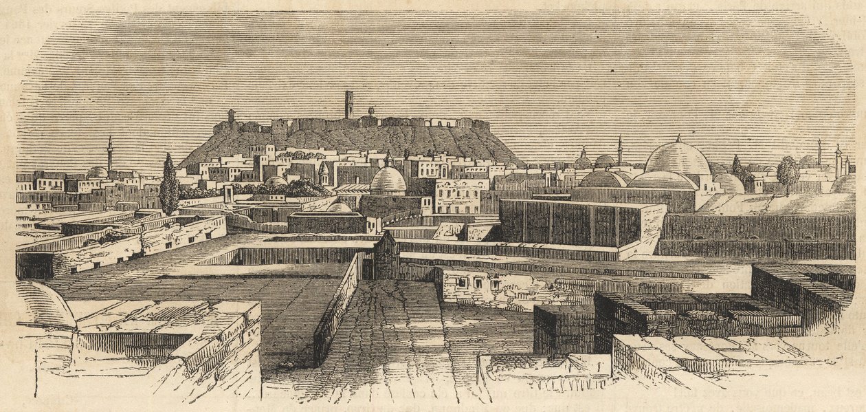 Syria: miasto Aleppo w Syrii w XIX wieku - Aleppo w Syrii - 1864 autorstwa Unknown artist