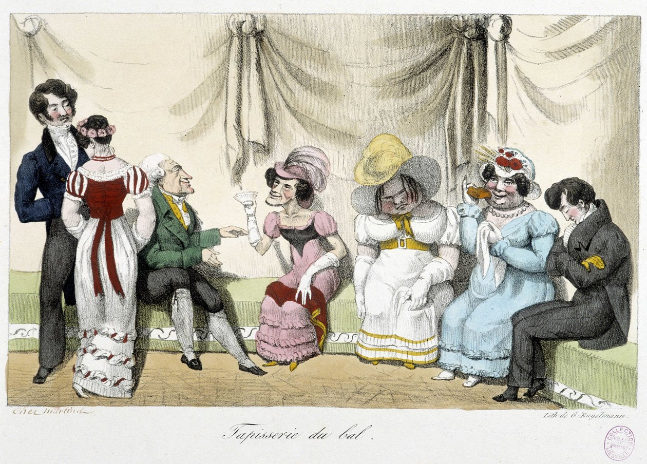 Tapestry du bal - b.d., początek XIX w., Carnavalet autorstwa Unknown artist