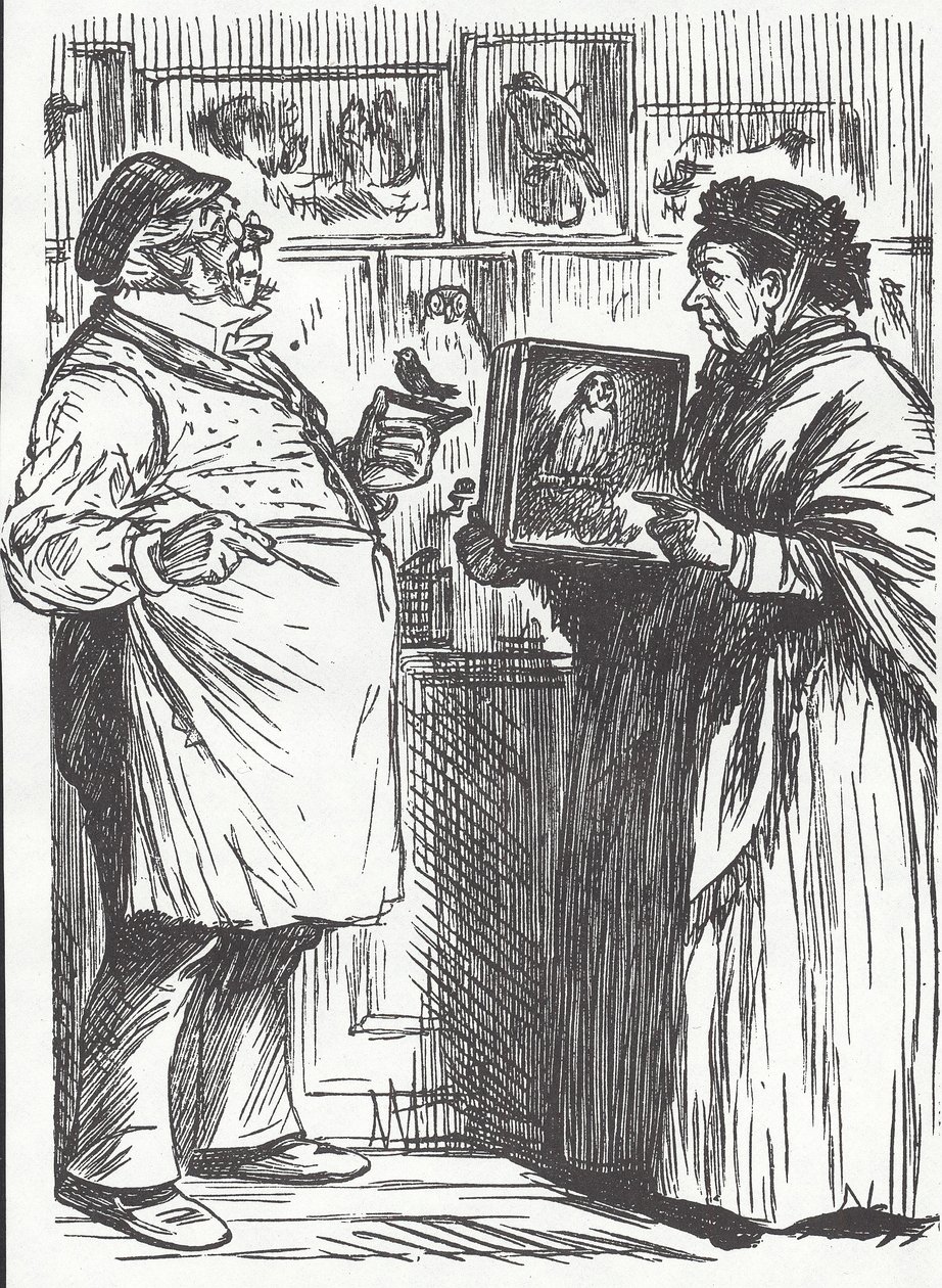 Wypychacz, koniec XIX w. (drewno) autorstwa Unknown artist