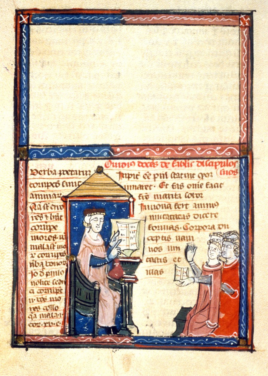 Nauczyciel Owidiusz - Miniatura średniowiecza (ref. 418 autorstwa Unknown artist